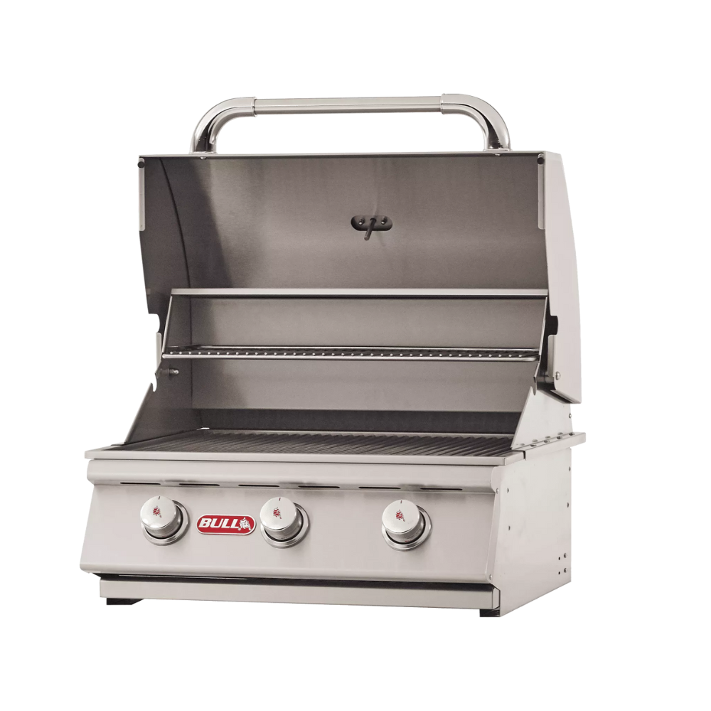 Bull Grills 24-Inch Steer 3-Burner Stainless Steel Built-In Gas Grill (69008/9)