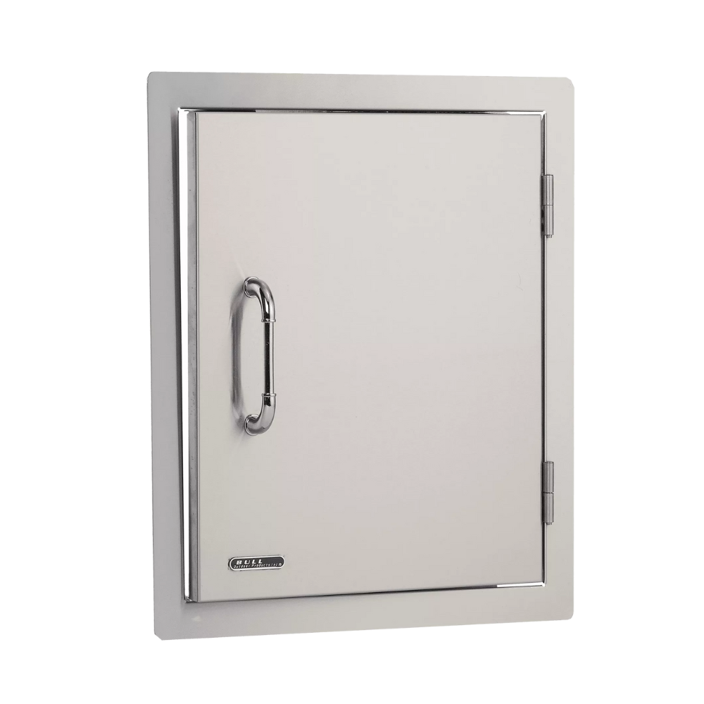 Bull Grills Vertical Stainless Steel Single Access Door (89975/98552)