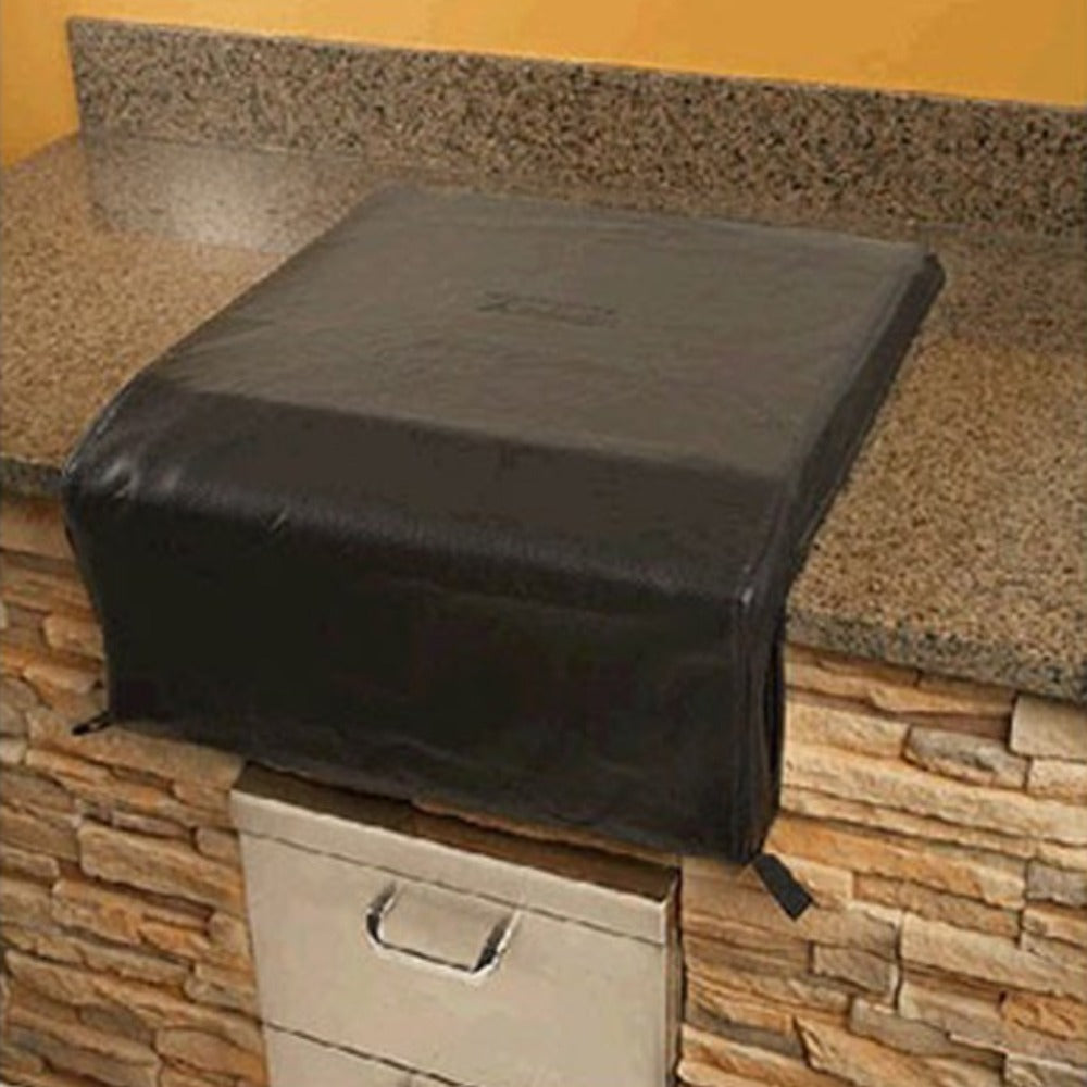 Lynx Carbon Fiber Vinyl Cover for Double Side Burner with Prep Center