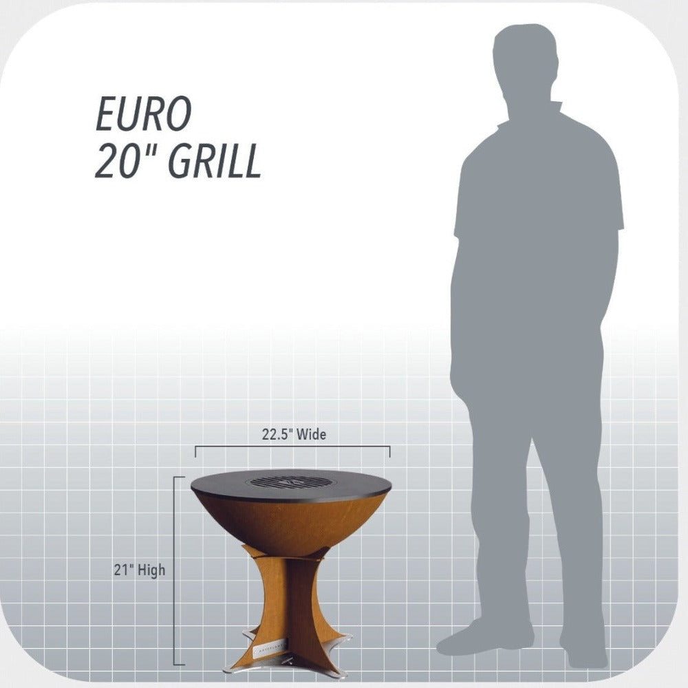 Arteflame Classic 20" Grill - Tall Euro Base