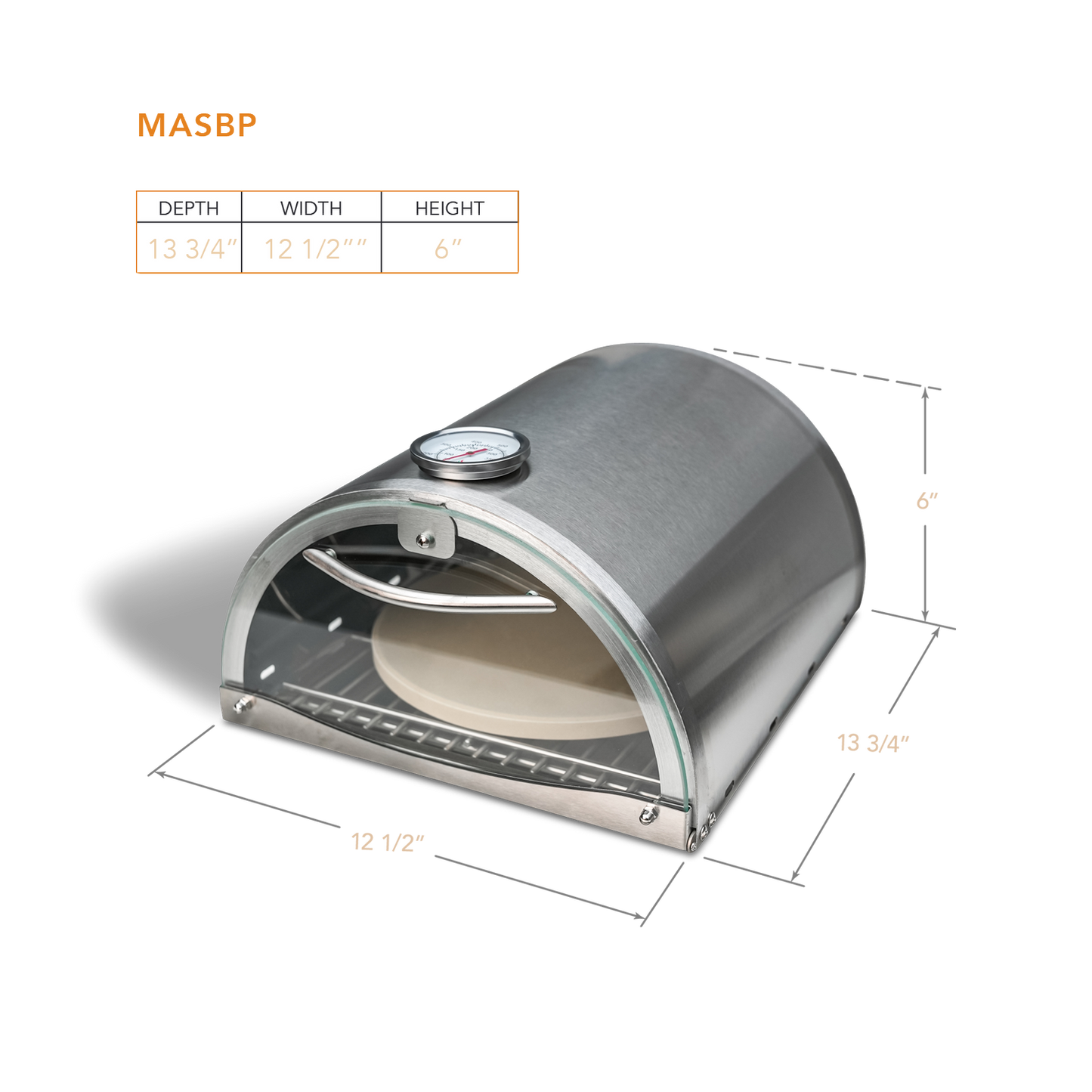 Mont Alpi Universal Side Burner Pizza Oven - MASBP