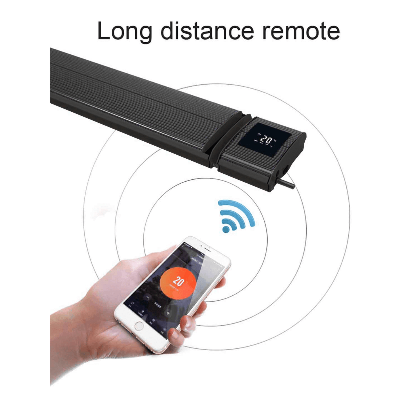 RADtec E24RW - WiFi Smart Controlled Patio Heater