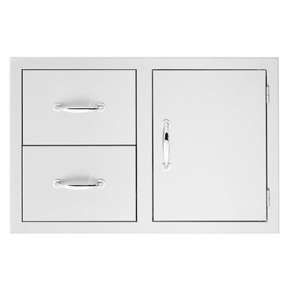 TrueFlame 30-Inch 2-Drawer & Access Door Combo (TF-DC2-30)