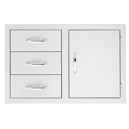 TrueFlame 33-Inch 3-Drawer & Access Door Combo (TF-DC3-33)