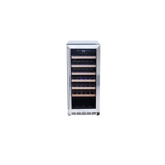 TrueFlame 15-Inch 3.2 Cu. Ft. Outdoor Rated Single Zone Wine Cooler (AMD-RFR-15W)