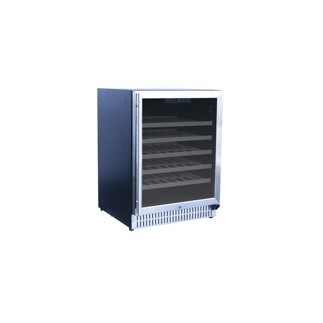 TrueFlame 24-Inch 5.3 Cu. Ft. Outdoor Rated Wine Cooler (AMD-RFR-24W)