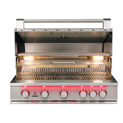 TrueFlame 40-Inch 5-Burner Built-In Gas Grill (TF40-LP/NG)