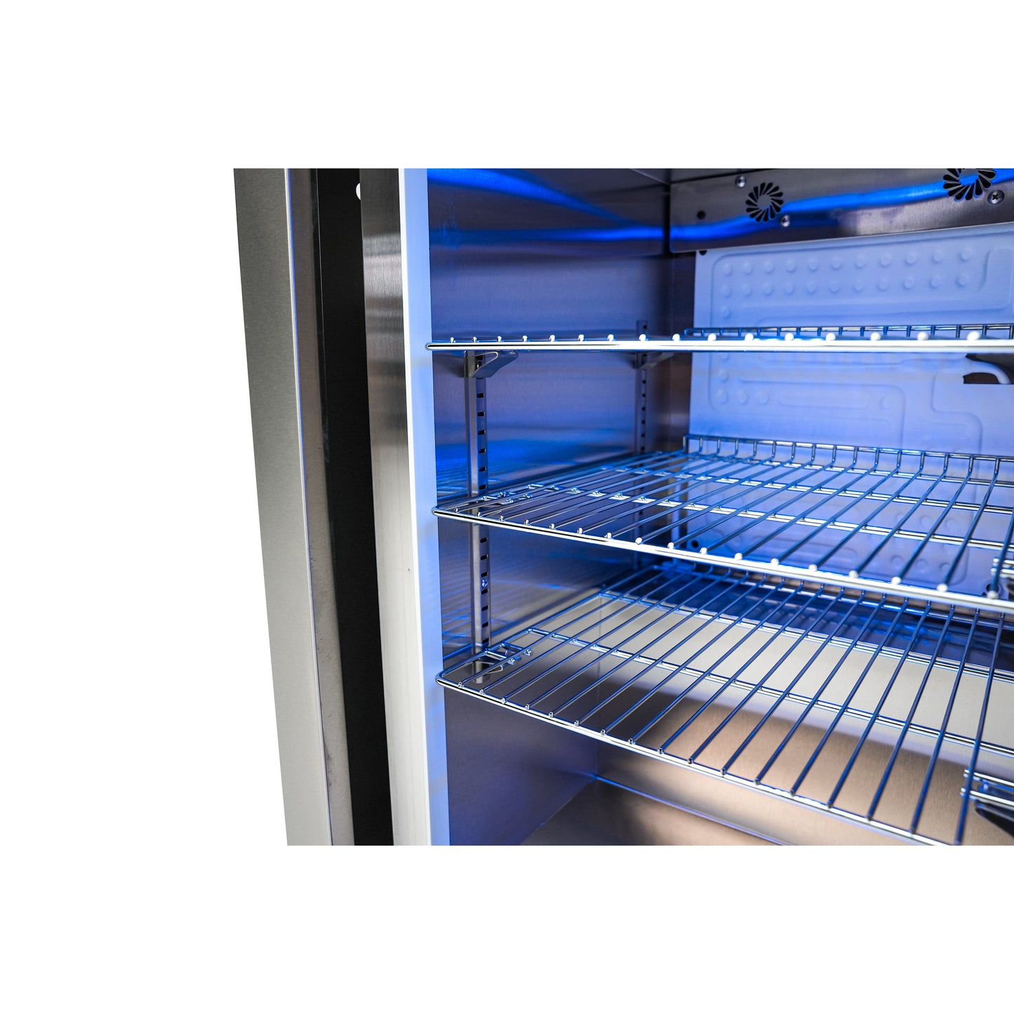 Mont Alpi 400 Deluxe BBQ Grill Island with L-Shape, Beverage Center & Extra Storage - MAi400-D90BEVXL