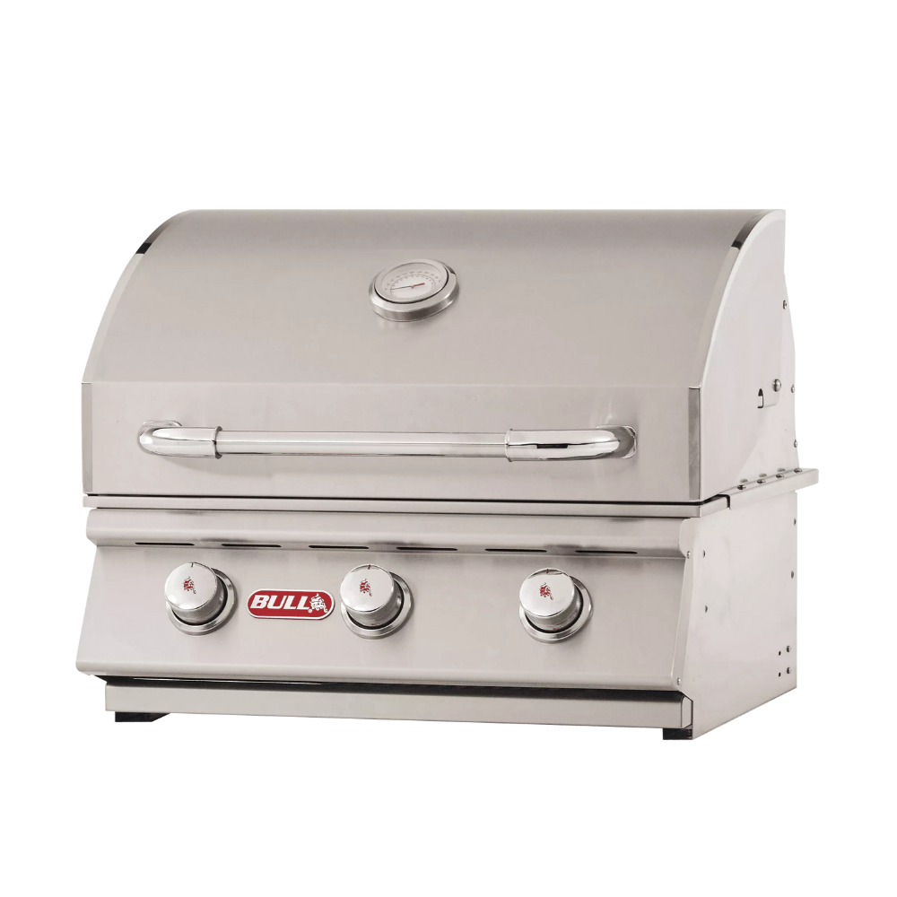 Bull Grills 24-Inch Steer 3-Burner Stainless Steel Built-In Gas Grill (69008/9)