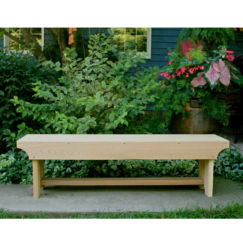 Creekvine Designs 5' Cedar 1805 Traditional Heavy Duty Bench