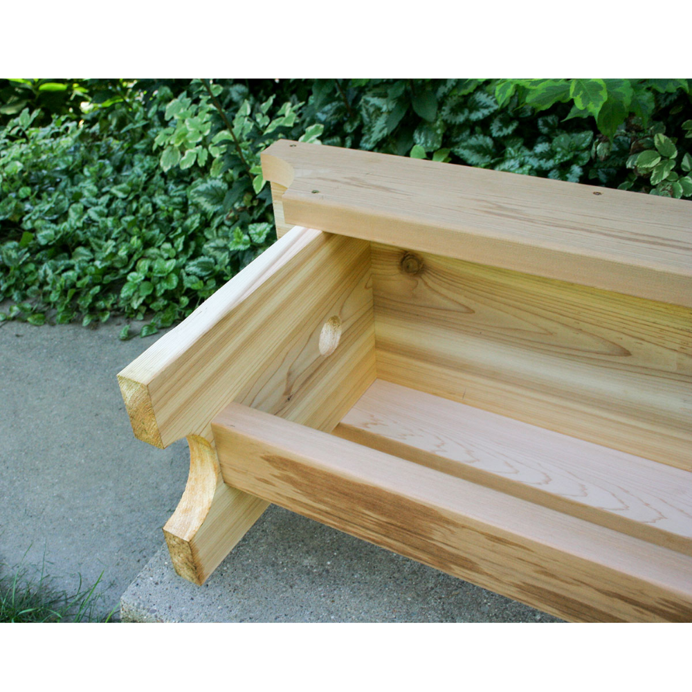 Creekvine Designs 5' Cedar 1805 Traditional Heavy Duty Bench