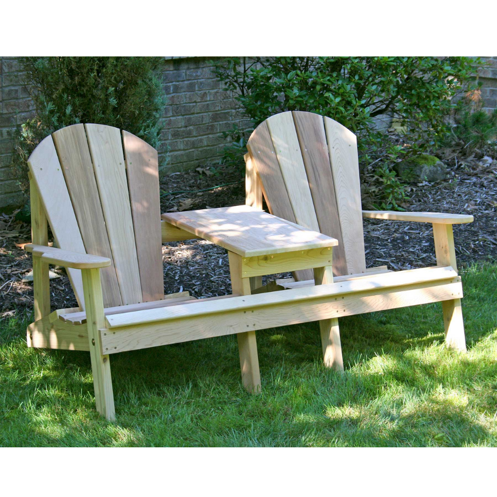 Creekvine Designs Cedar Adirondack Settee