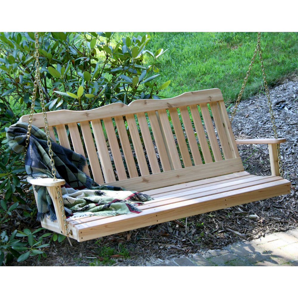 Creekvine Designs Cedar Countryside Porch Swing