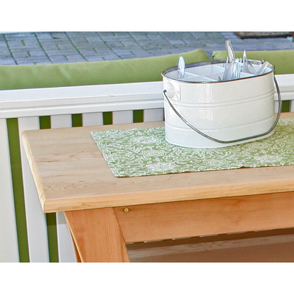 Creekvine Designs Cedar Entertaining Buffet Table