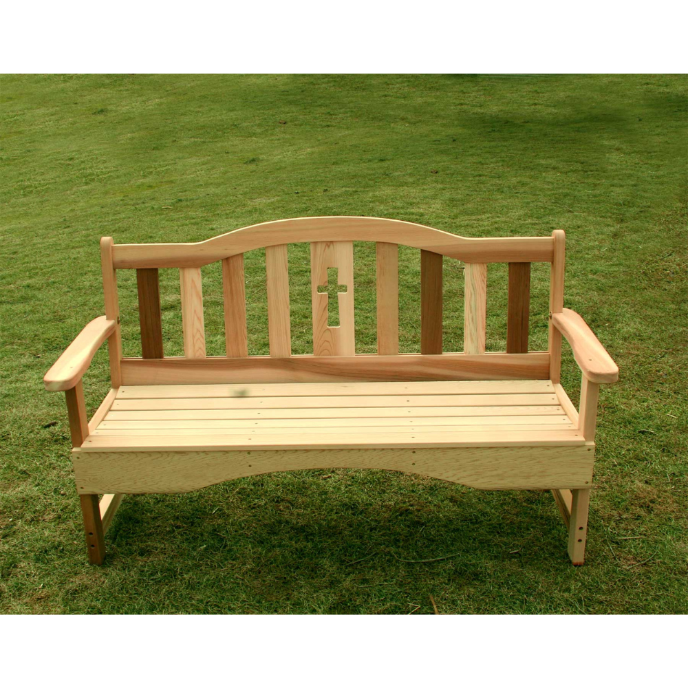 Creekvine Designs Cedar Holy Cross Garden Bench