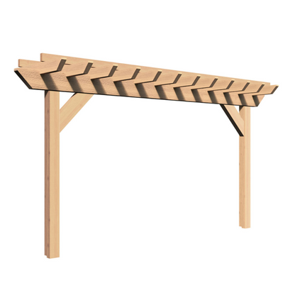 Creekvine Designs Rough Cut Cedar Monterrey Pergola