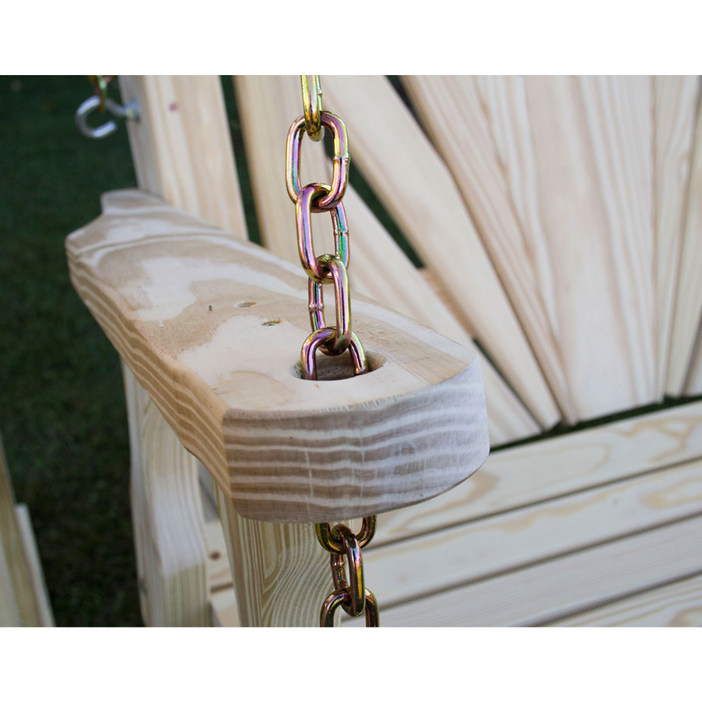 Creekvine Designs Treated Pine Crossback Porch Swing
