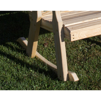 Creekvine Designs Treated Pine Crossback Rocking Chair