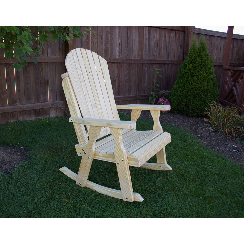 Creekvine Designs Treated Pine Curveback Rocking Chair
