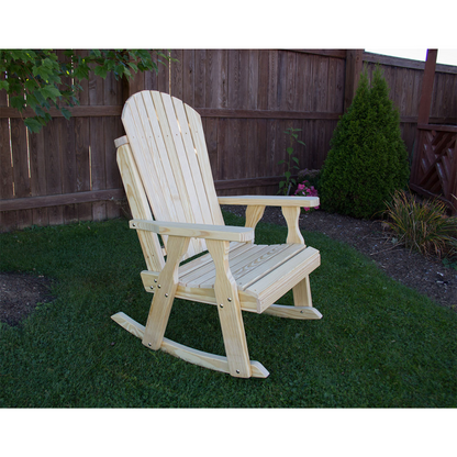 Creekvine Designs Treated Pine Curveback Rocking Chair