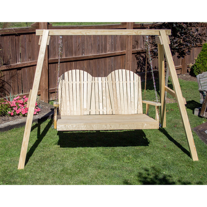 Creekvine Designs Treated Pine Curveback Swingbed