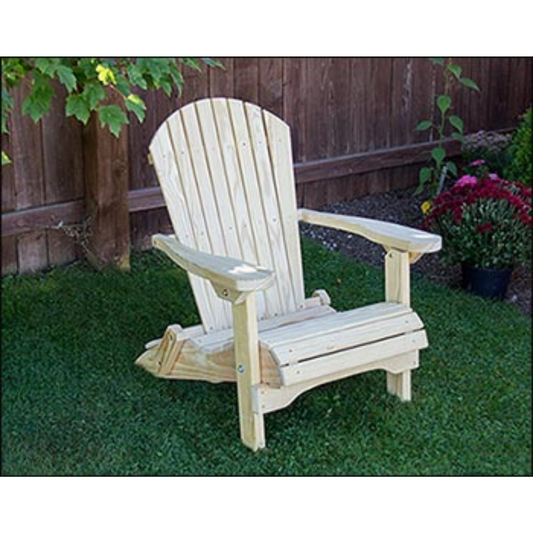Creekvine Designs Treated Pine Folding Adirondack Chair
