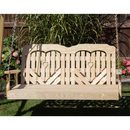 Creekvine Designs Treated Pine Heartback Swingbed