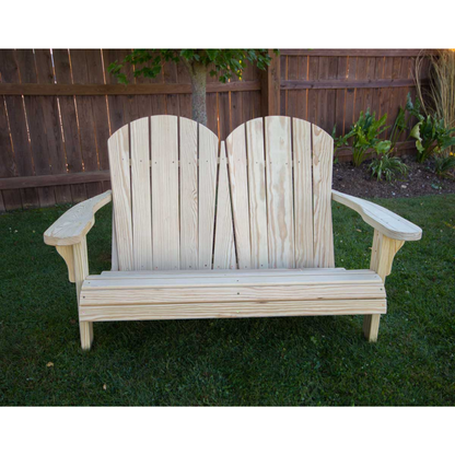 Creekvine Designs Treated Pine Low Curveback Garden Bench