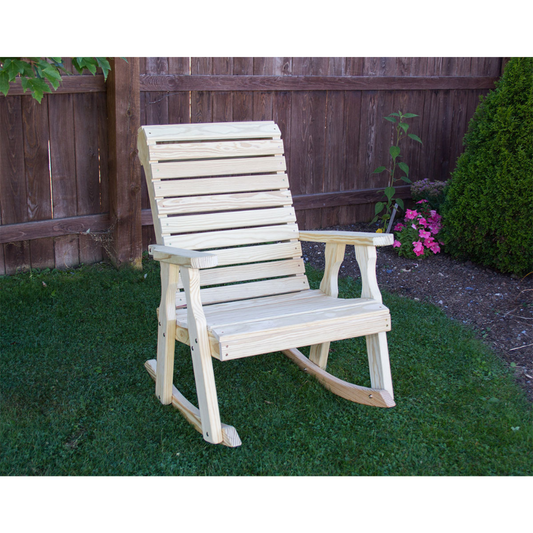 Creekvine Designs Treated Pine Rollback Rocking Chair