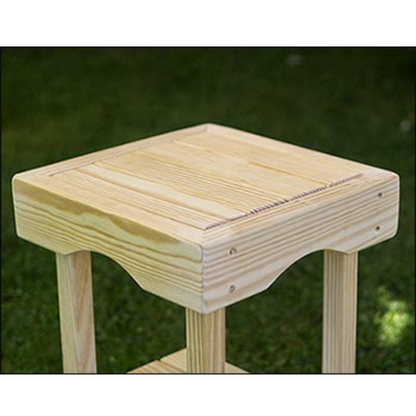 Creekvine Designs Treated Pine Square End Table