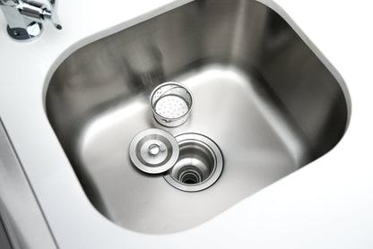 Mont Alpi 400 Deluxe BBQ Grill Island with Beverage Center, Kegerator, Extra Storage & Fridge - MAi400-DKEGBEVFCXL