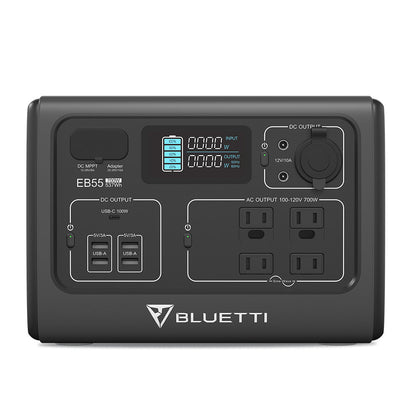 BLUETTI EB55 Portable Power Station 700W/537Wh
