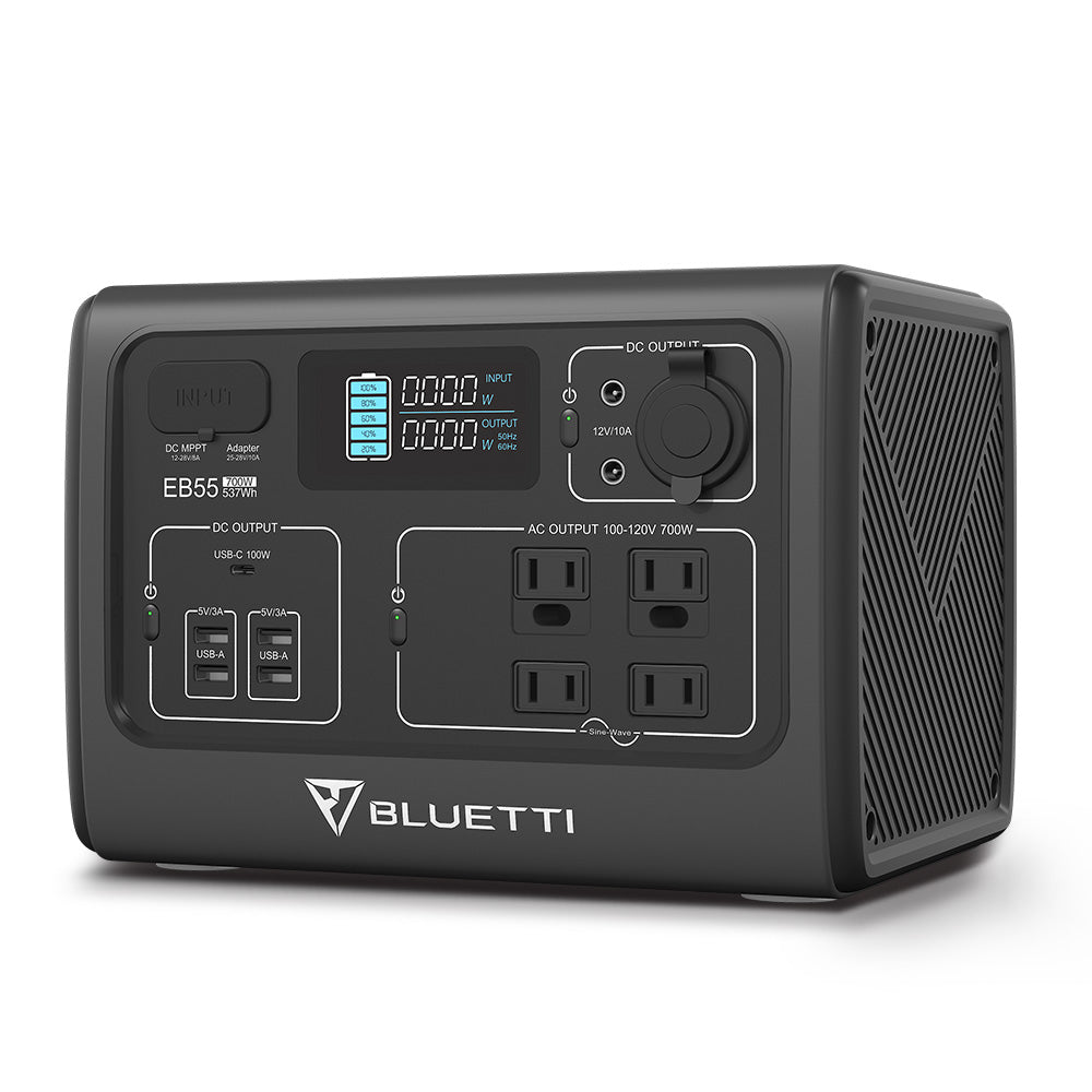 BLUETTI EB55 Portable Power Station 700W/537Wh