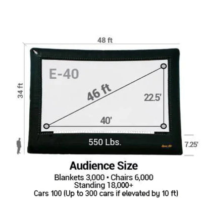 Open Air Cinema Elite Outdoor Movie Screen Kit