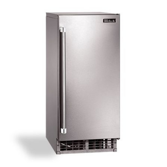 Perlick 15-Inch Indoor/Outdoor Undercounter Clear Ice Maker - ADA Compliant (H50IMS/H50IMW-AD)