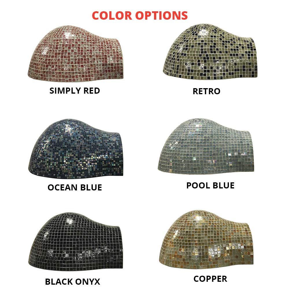 HPC Forno Hybrid Gas/Wood Fueled Mosaic Tile Pizza Oven on Wheeled Cart