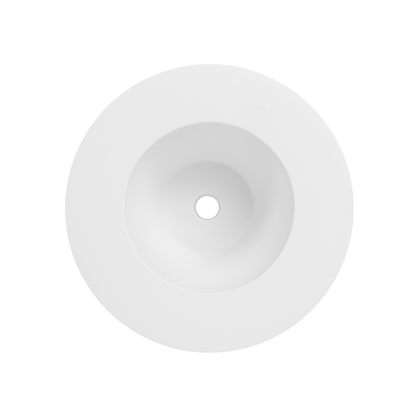 Ledge Lounger Signature 14-Inch Side Table with Umbrella Hole (LLSGST14HWH)