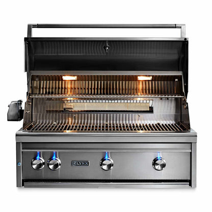 Lynx 36-Inch Built-In Professional Gas Grill with All Trident Infrared Burners - L36ATR-LP/NG