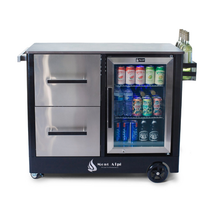 Mont Alpi Mobile Outdoor Prep Center & Bar Cart - MAPCL