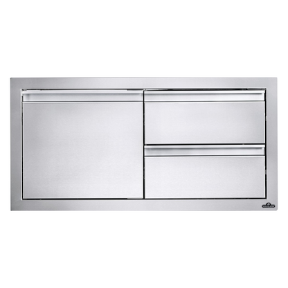 Napoleon 36" X 16" Single Door & Double Drawer Combo - BI-3616-1D2DR