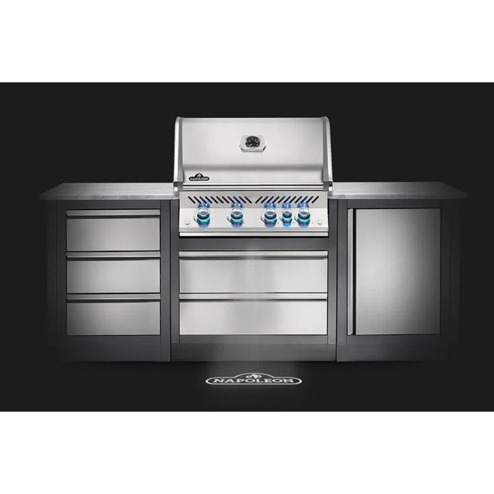 Napoleon Prestige PRO 500 Built-in Grill Head with Infrared Rear Burner - BIPRO500RB