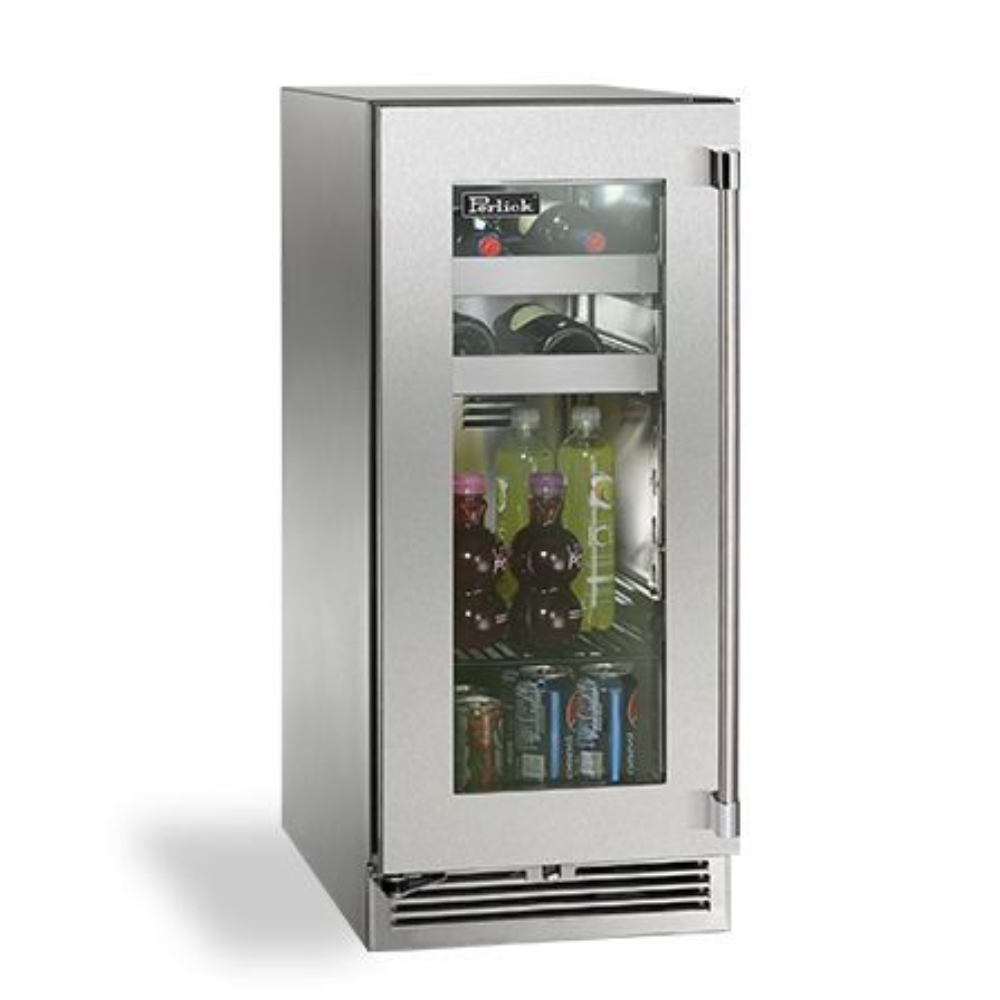 Perlick Signature 15-Inch Outdoor Undercounter Beverage Center (HP15BO-4)