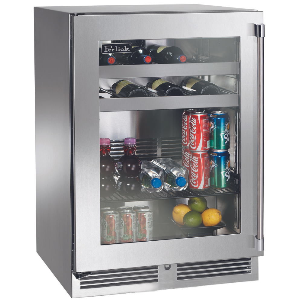 Perlick Signature 24-Inch Outdoor Undercounter Beverage Center (HP24BO-4)