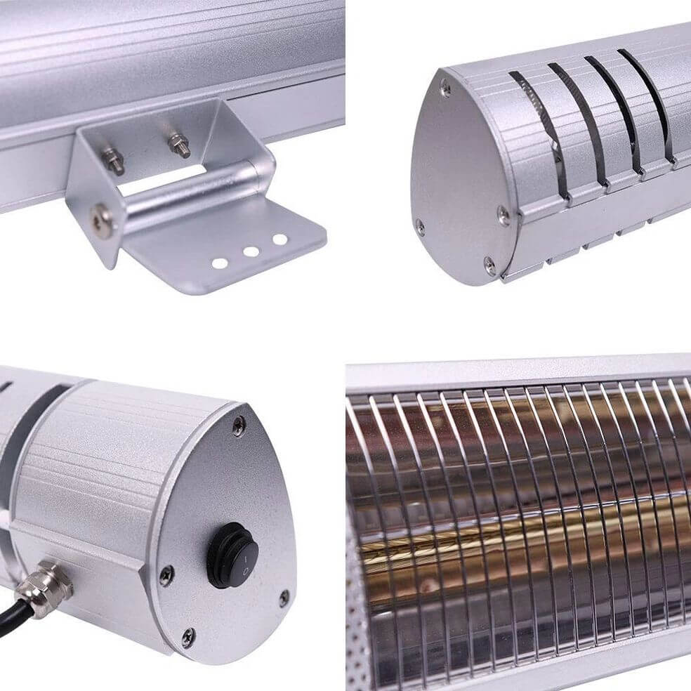 RADtec G15R - Golden Tube Infrared Patio Heater