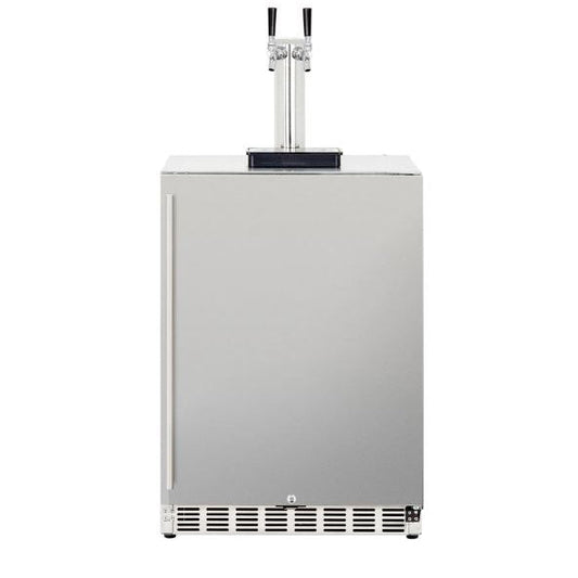 RCS Dual Tap Outdoor Stainless Steel Kegerator