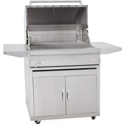 Blaze 32-Inch Freestanding Charcoal Grill with Adjustable Charcoal Tray (BLZ-4-CHAR + CART)