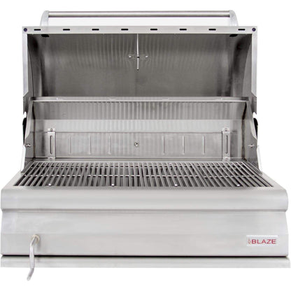 Blaze 32-Inch Built-In Charcoal Grill with Adjustable Charcoal Tray (BLZ-4-CHAR)