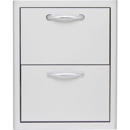 Blaze 16-Inch Stainless Steel Double Access Drawer (BLZ-DRW2-R)