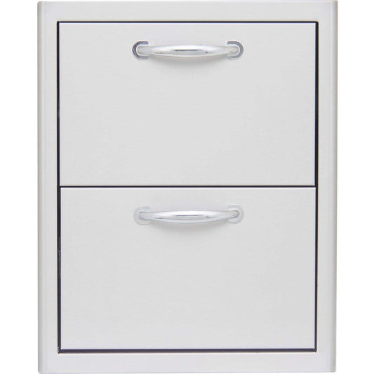 Blaze 16-Inch Stainless Steel Double Access Drawer (BLZ-DRW2-R)