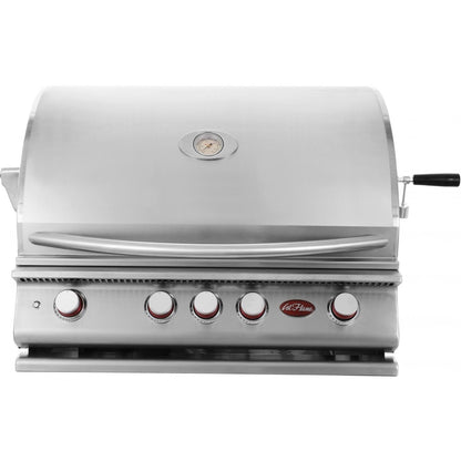 Cal Flame P Series 4-Burner Built-In Gas Grill, 32-Inch